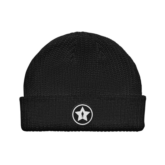 Etherealstar cotton ribbed knit beanie